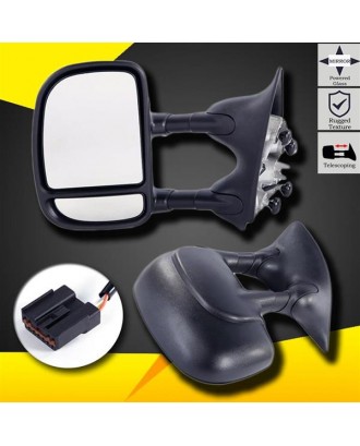 L R For 99-07 Ford F250 F350 Super Duty Side View Mirrors Power Towing Folding