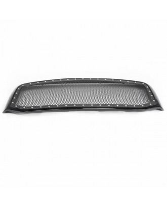 ABS Plastic Car Front Bumper Grille for 2006-2008 Dodge RAM 1500/2006-2009 Doge RAM 2500/3500 ABS Plastic Stainless Steel Coating with Rivet QH-CH-001 Black