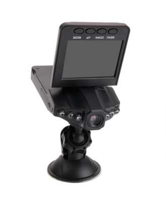 2.5-inches Focusing 6-LED Infrared Night-Vision 270 ° Rotating Screen Traffic Recorder(189 six light
