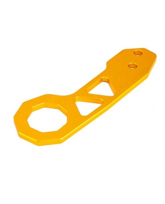 Specialized Aluminum Alloy Triangle Car Rear Tow Hook for Common Car Yellow