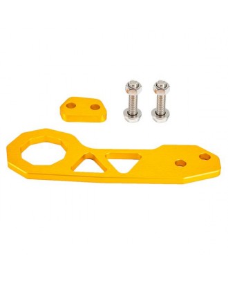 Specialized Aluminum Alloy Triangle Car Rear Tow Hook for Common Car Yellow